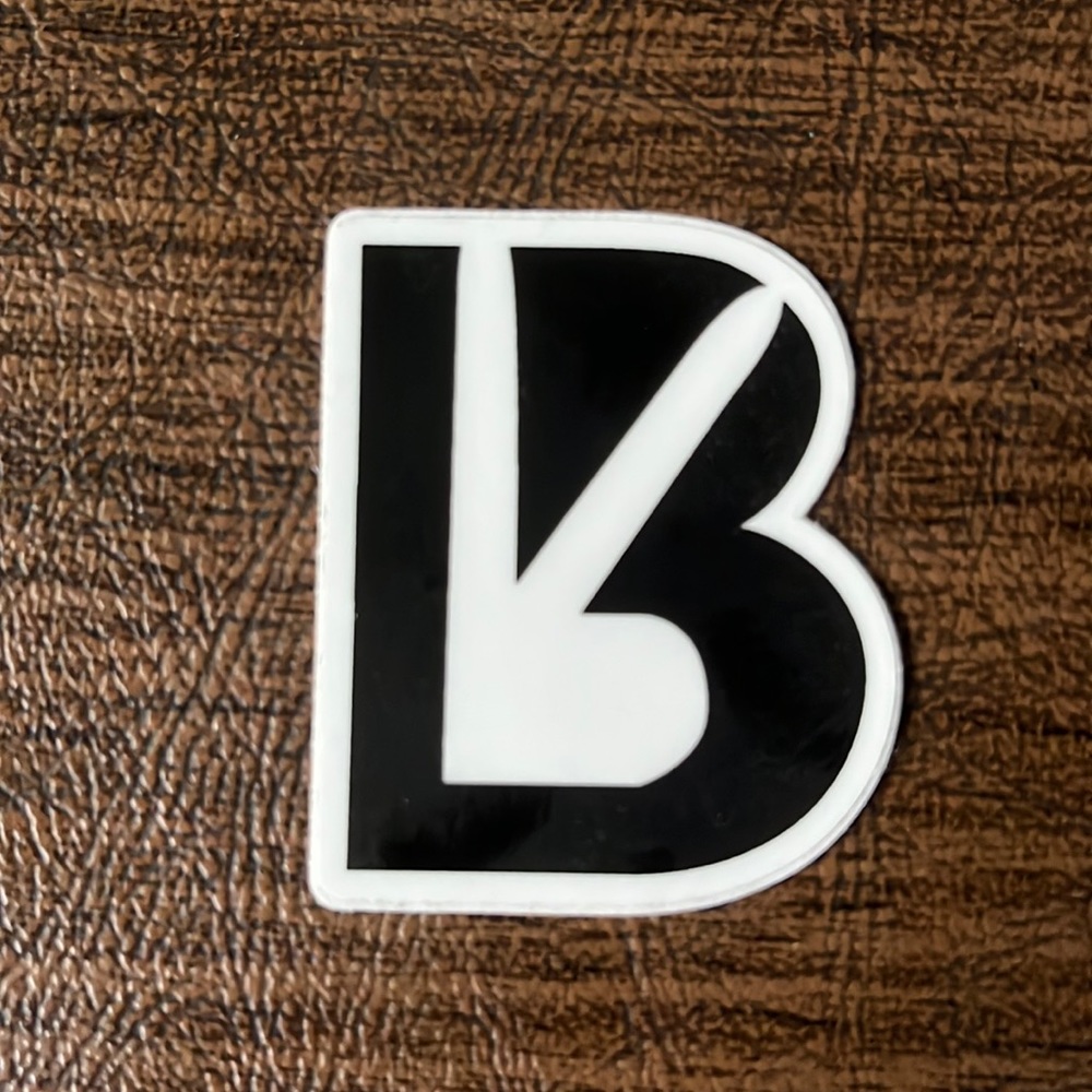 Buffbunny Black Sticker